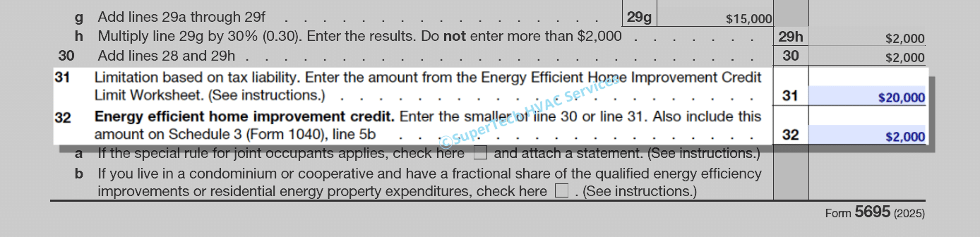2-4-Put $20,000 in Line 31 and $2,000 in Line 32